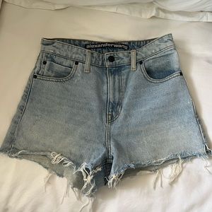 Alexander Wang “Bite” Denim Shorts